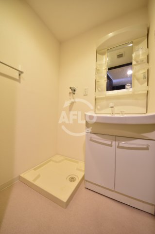 洗面設備　アスヴェル江戸堀　独立洗面台