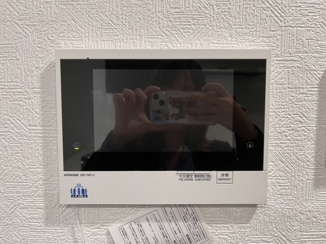 セキュリティ　大きなモニターフォンです
