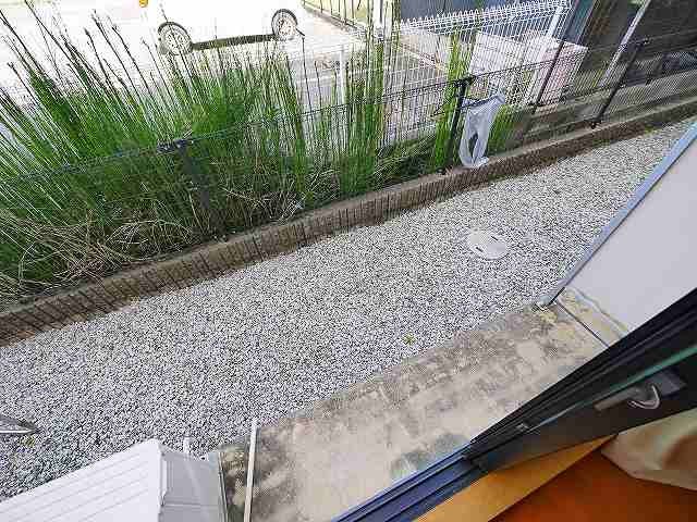 庭　お庭でゆったりと過ごせます