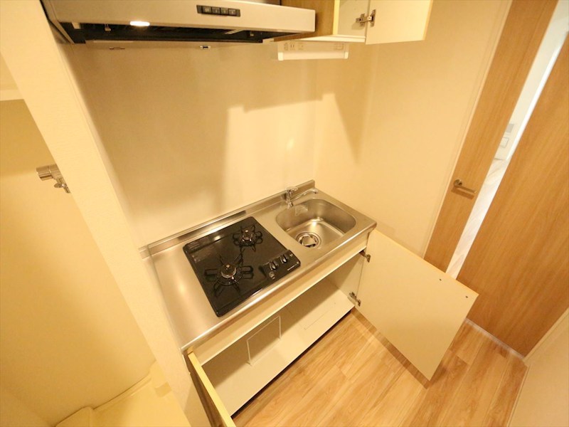 キッチン　システムキッチン（ガス2口コンロ付）