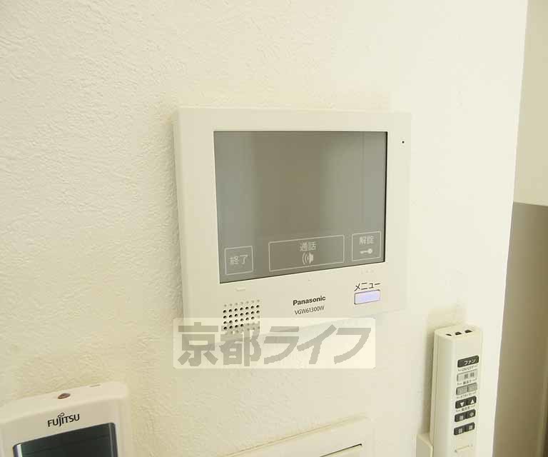 セキュリティ　モニター付きです・