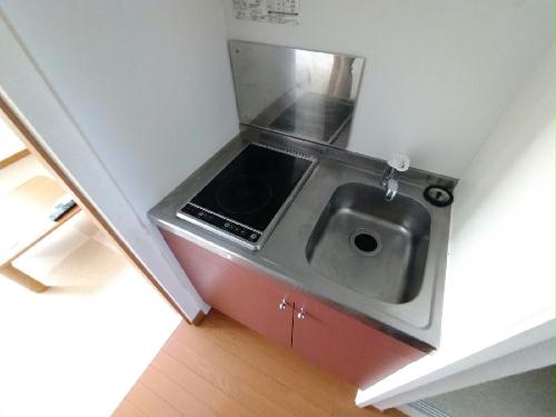 キッチン　シングルレバー設置