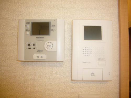 セキュリティ　モニターホン設置