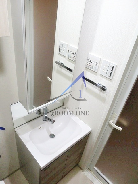 洗面設備　洗面台です。