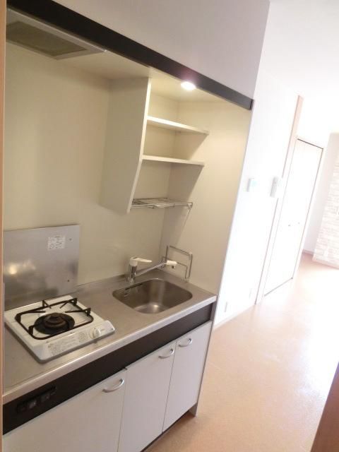 キッチン　コンロ１口システムキッチン