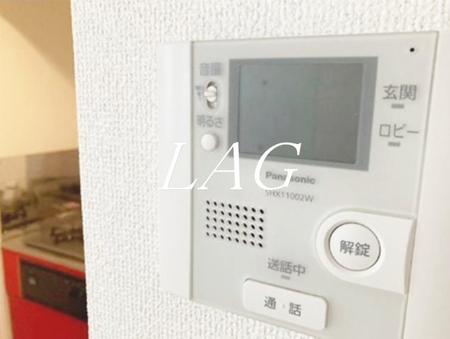 セキュリティ　モニター付インターホンです。