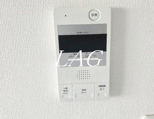 セキュリティ　モニター付きインターフォンです。