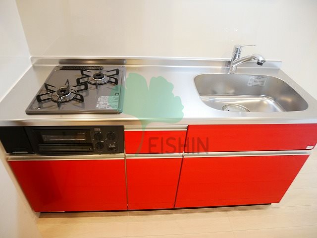 キッチン　シンプルな清潔感のあるキッチンです！