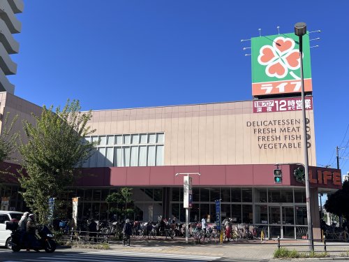 スーパー　ライフ　あびこ店（スーパー）まで446m