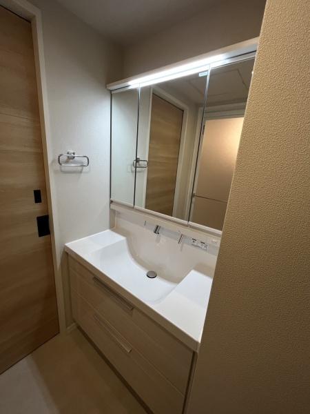 洗面設備　便利なシャンプードレッサー付き