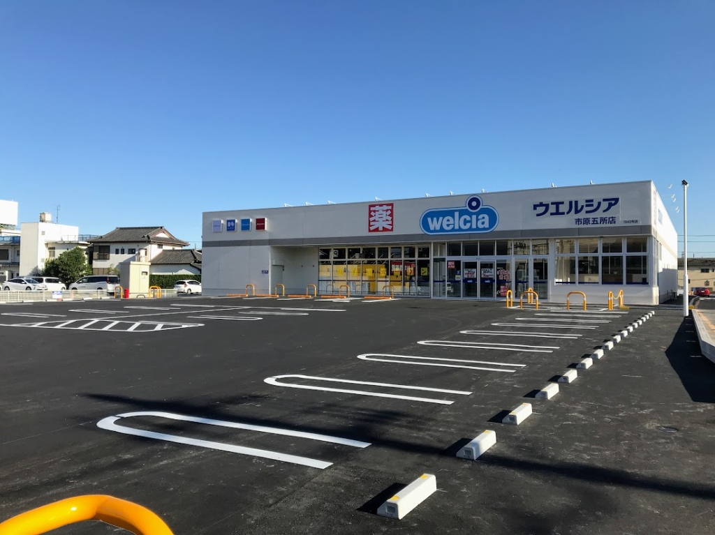 ドラックストア　ウエルシア市原五所店（ドラッグストア）まで663m