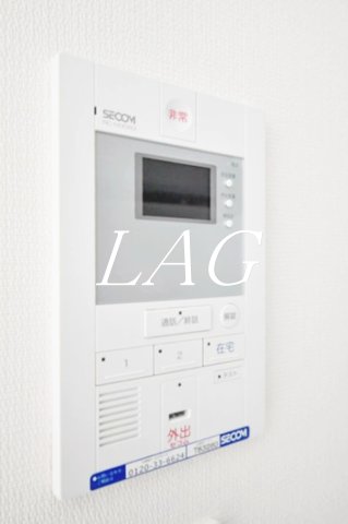 セキュリティ　モニター付きインターホンです。
