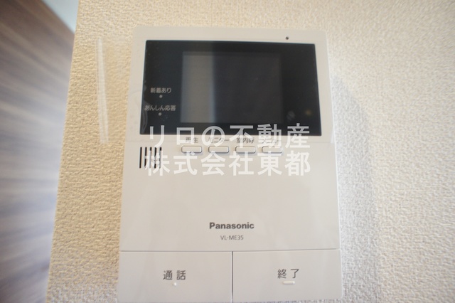 セキュリティ　訪問者が一目で分かるＴＶモニタ付インターホンです！