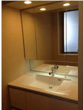洗面設備　※別部屋の参考写真です。