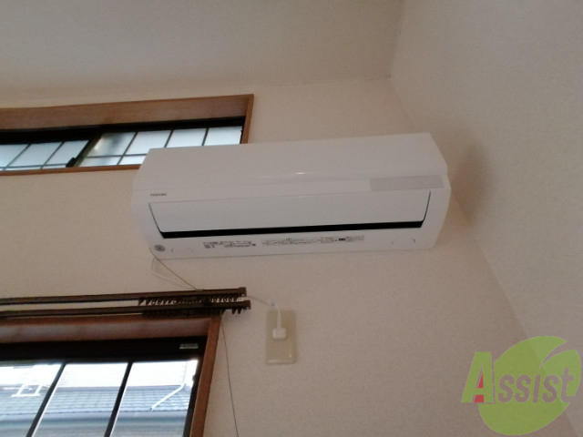 その他設備　エアコンが付いているので夏も冬も快適ですね～