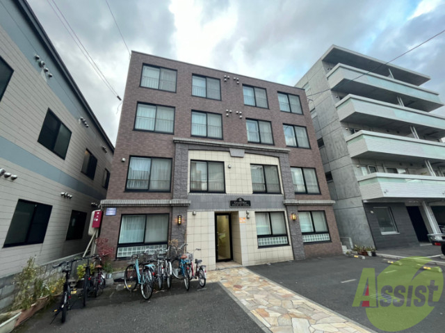 建物外観　札幌市北区北二十二条西「グランメール・システム」