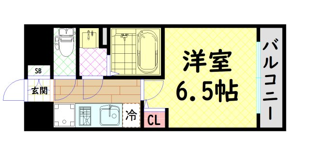 City Lux Namba Southの間取り写真