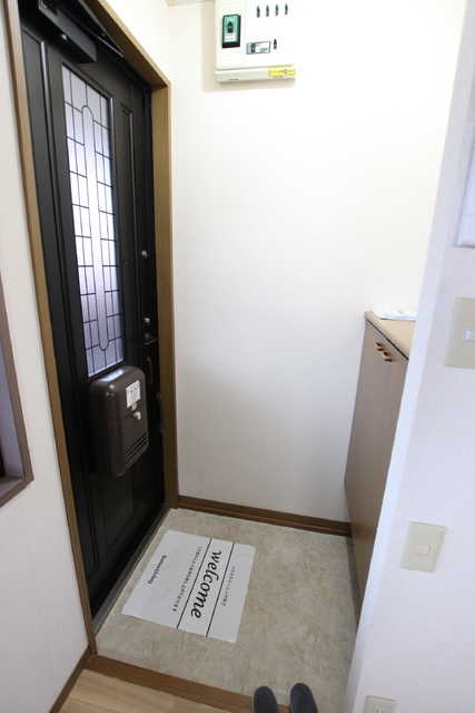 玄関　シューズボックスがあります