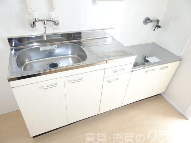 キッチン　ガスコンロ設置できます♪
