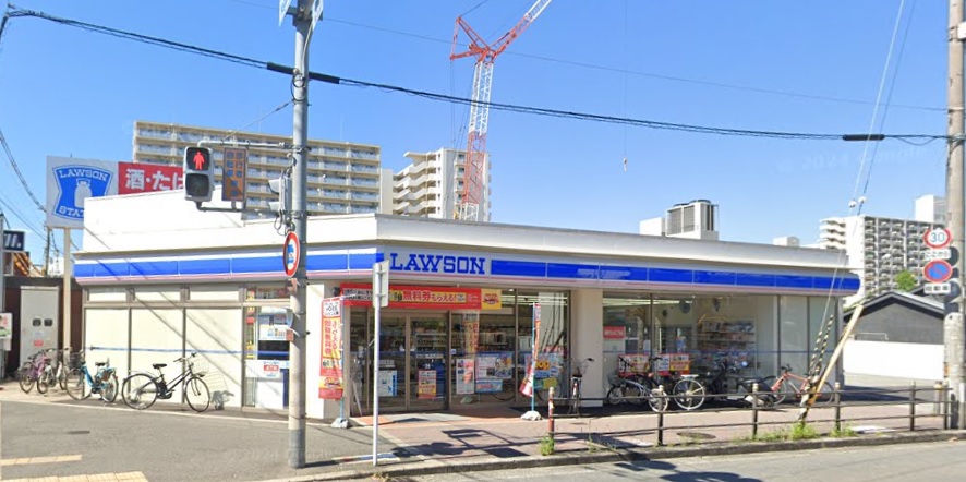 コンビニ　ローソン 長原駅前店（コンビニ）まで297m