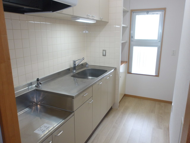 キッチン　お部屋に匂いがつきにくい独立型キッチン