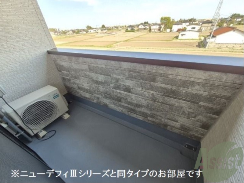 バルコニー　建設中のため、写真はイメージになります。