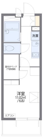 レオパレス東淡路の間取り写真