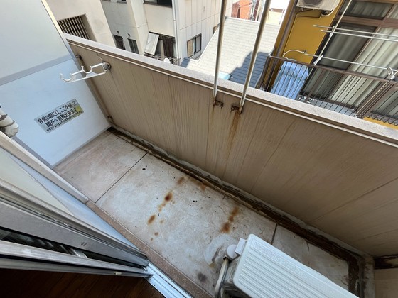 バルコニー　※別部屋の写真です