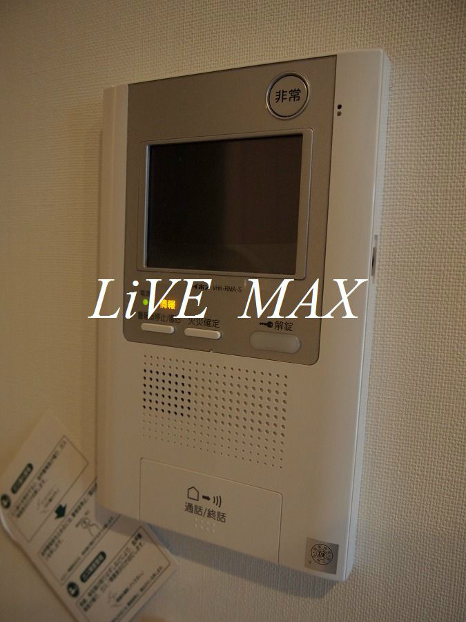 セキュリティ　モニタ付きインターホンで安心
