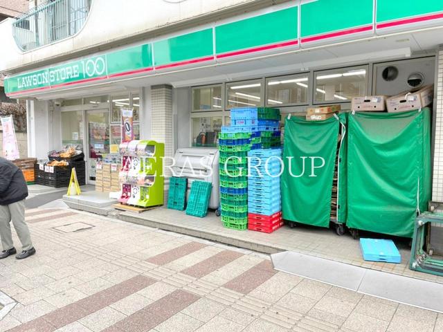 コンビニ　ローソンストア100わらび中央店（コンビニ）まで130m