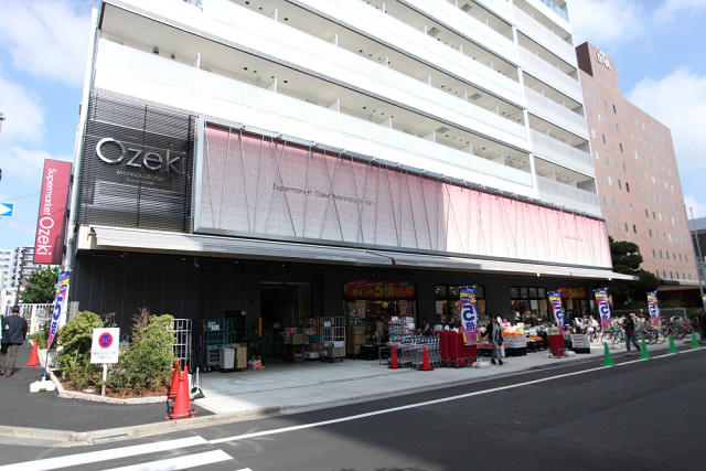 スーパー　オオゼキ 門仲牡丹店（スーパー）まで714m