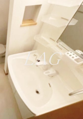 洗面設備　洗面台です。