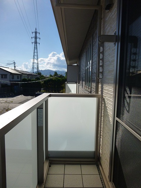 バルコニー　写真は別号室です。