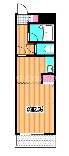 マンション保坂の間取り写真