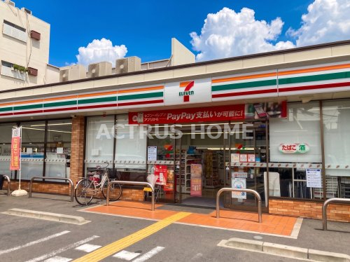 コンビニ　セブンイレブン 大阪西今川1丁目店（コンビニ）まで450m