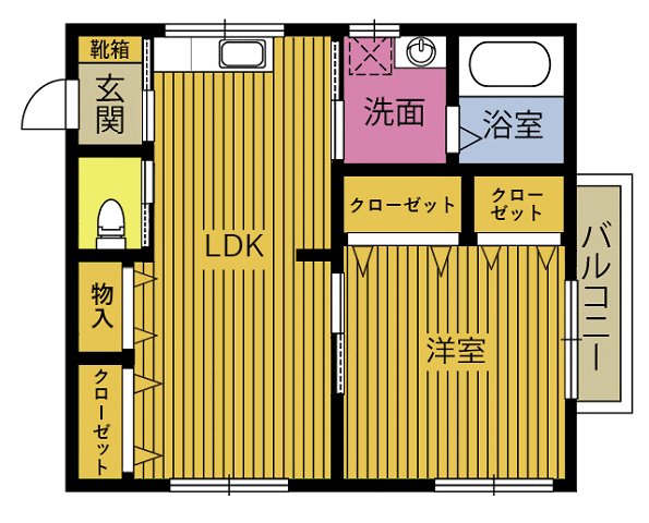 メゾン大手町の間取り写真