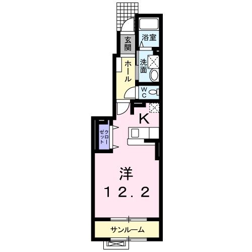 妙高はねうまライン 高田駅 バス乗車時間：17分 最寄りバス停で下車 徒歩2分 2階建 築16年の間取り写真