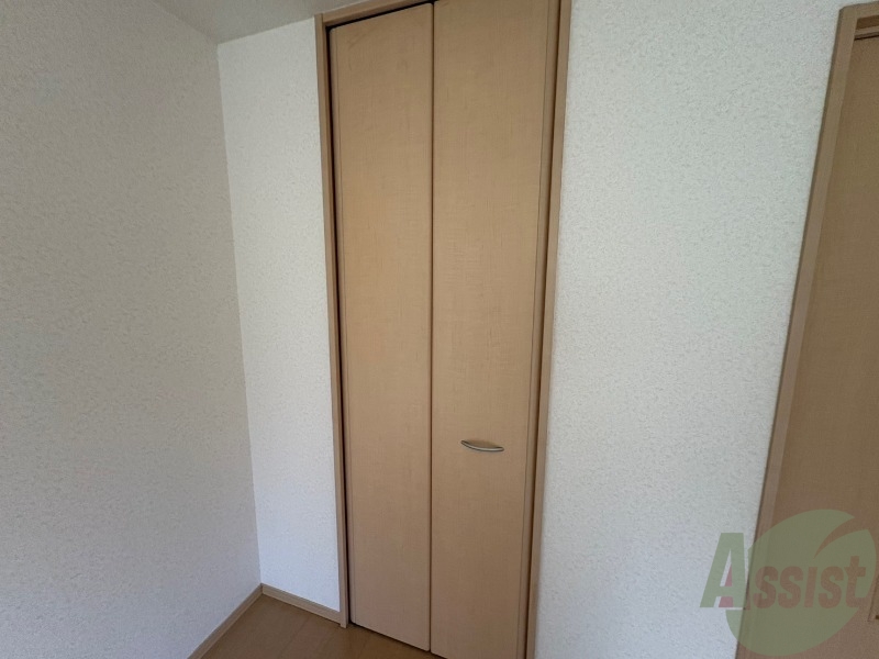 収納　ここに収納があります。収納があると部屋が広く使えます。