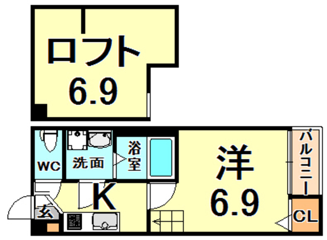 グランシエール武庫川の間取り写真