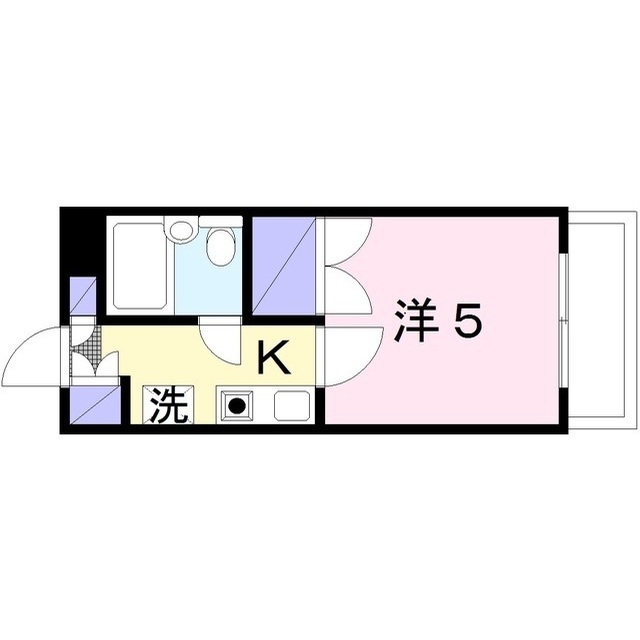 セザール第2鶴間の間取り写真