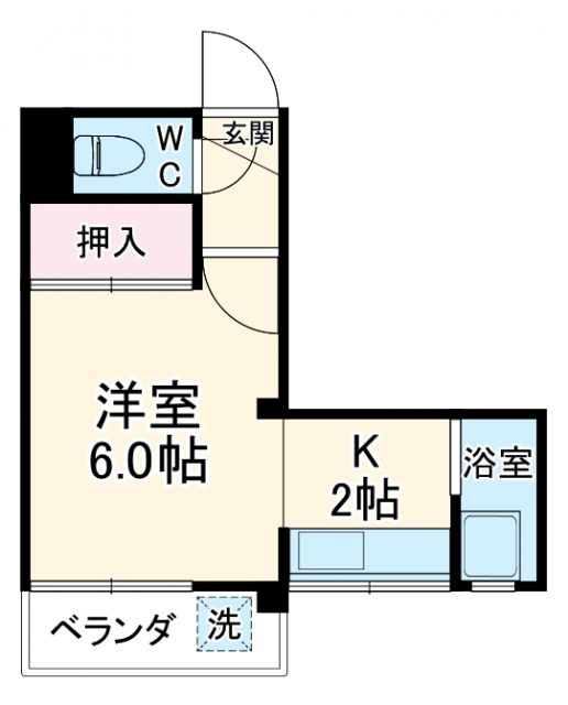 本田マンション2号棟の間取り写真