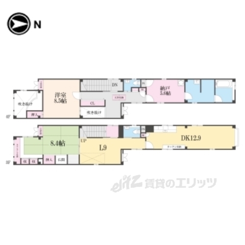 両替町姉小路下る柿本町ビルの間取り写真