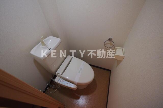 トイレ　ゆったりとした空間のトイレです