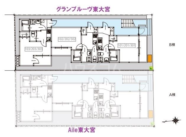グランプルーヴ東大宮の外観写真