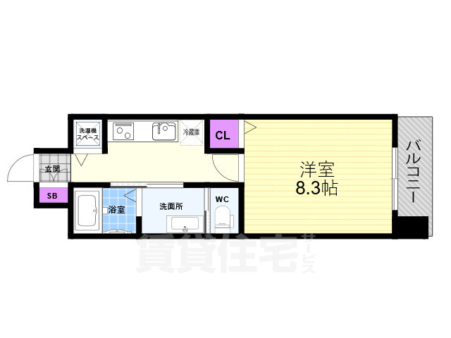 CASA VERDE高辻の間取り写真