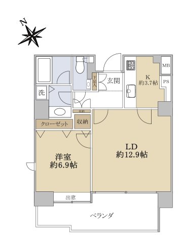 パークハウス多摩川南弐番館の間取り写真