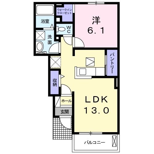 ＪＲ水戸線 結城駅 徒歩29分 2階建 築13年の間取り写真