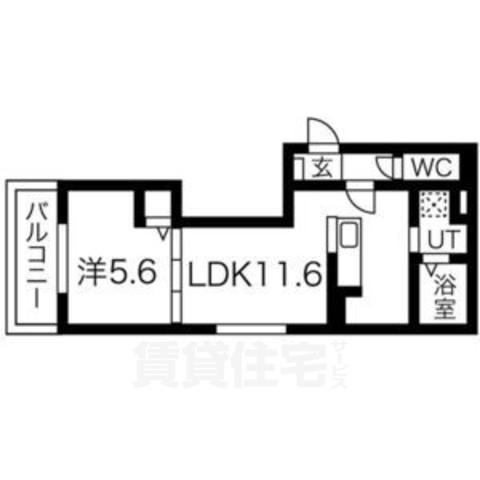 レガート2の間取り写真