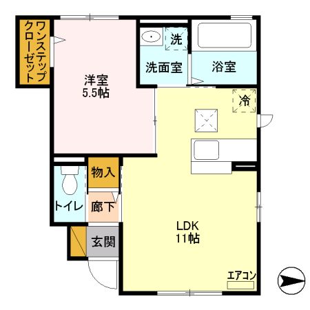 東武伊勢崎線 館林駅 徒歩14分 2階建 築16年の間取り写真