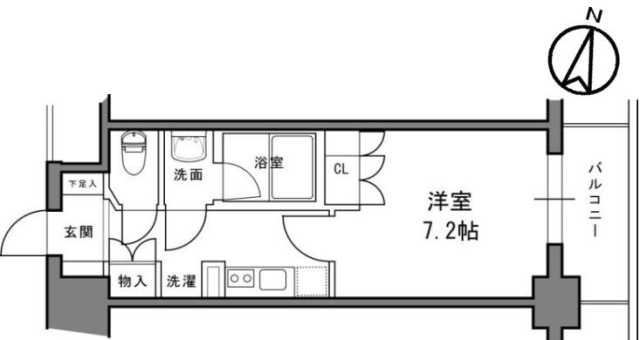 クオリア小石川の間取り写真